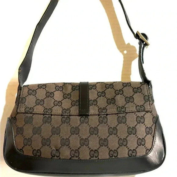 Gucci GG canvas vintage medium Jackie shoulder handbag - Picture 2 of 13